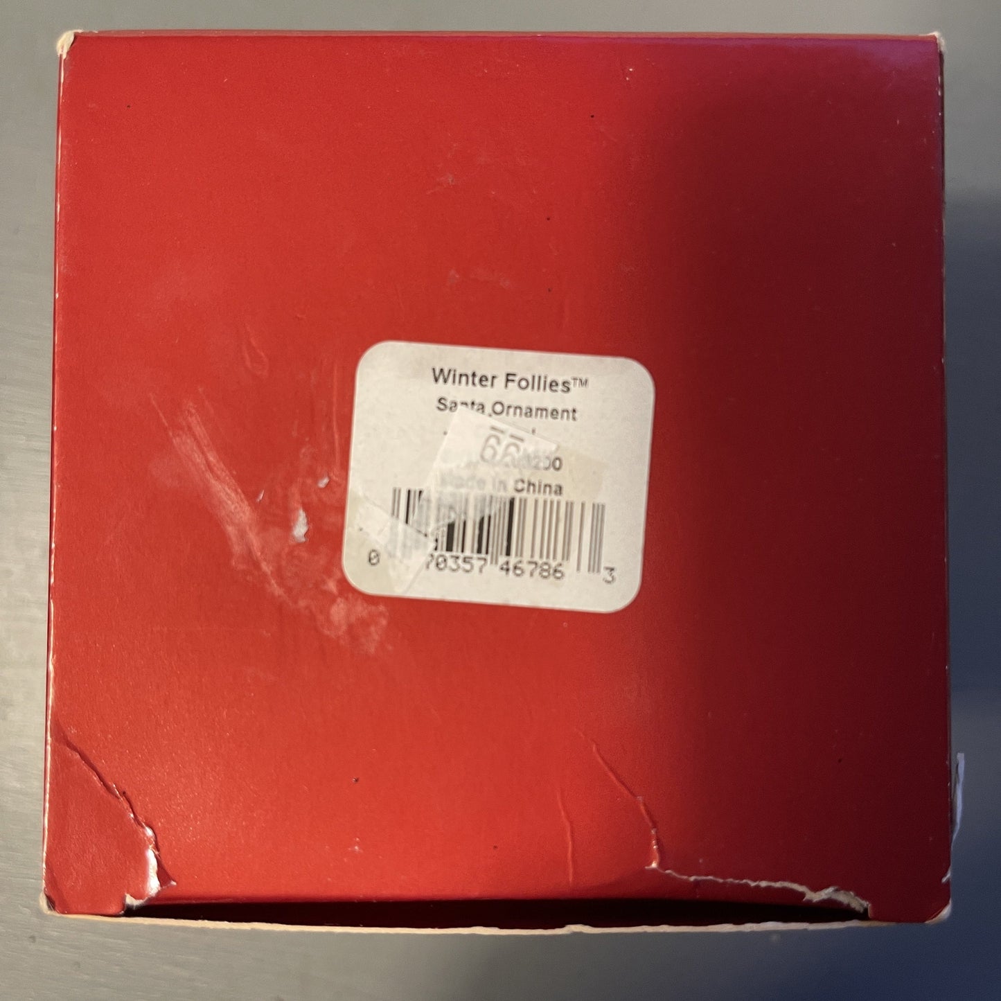 Gorham Winter Follies Crystal Angel Playing a Harp Glass Ball Ornament