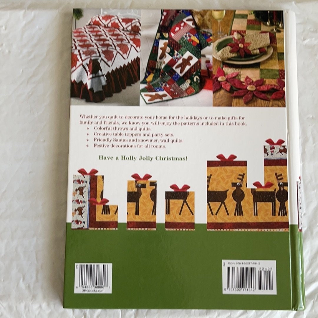 House of White Birches Holly Jolly Christmas Quilting 2007 Spiral Bound Hardcover Quilting Patten Book