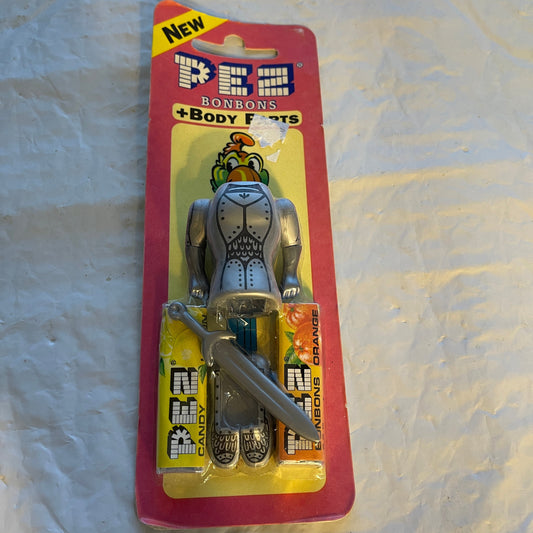 PEZ BonBons + Body Parts Suit Of Armer with Sword Vintage Collectible Toy