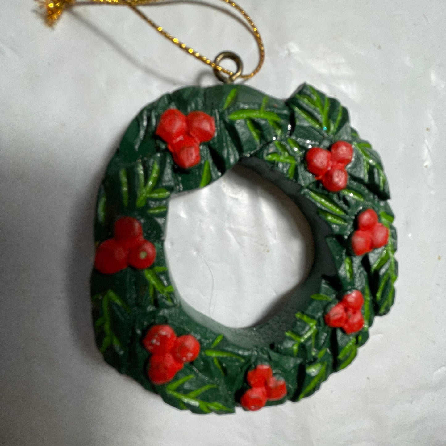Wooden Wreath Ornament Made In the Philippines