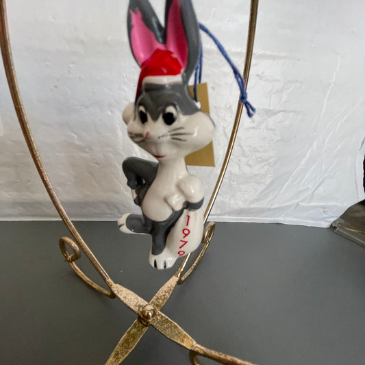 Warner Brothers Bugs Bunny Dated 1979 First Limited Edition Porcelain Ornament Made In Japan