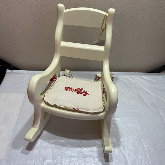 Muffy Vanderbear Choice Of Rocking Chair Or Dog Sled Nice Wooden Vintage Toy Accessories