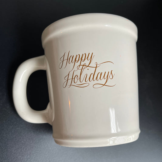 Magenta A Merry Christmas Santa Building a Sled Happy Holidays Nice Ceramic Mug