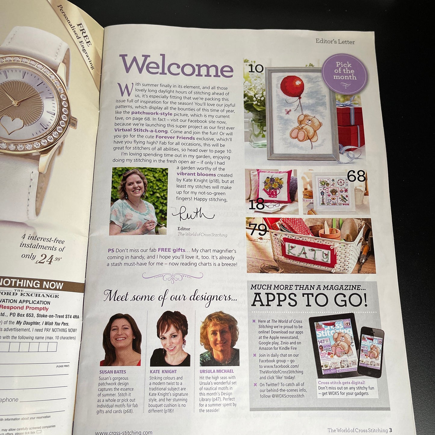 World of Cross Stitch No. 219 89 Patterns Inside Britons No. 1 Cross Stitch Magazine