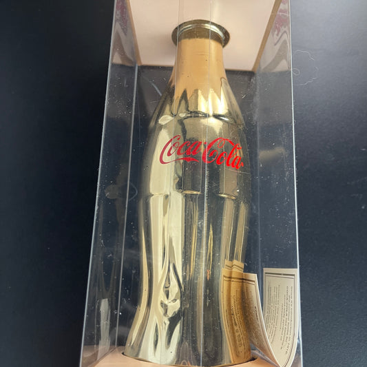 Coca-Cola Olympic Winter Games Gold Bottle Vintage 1997 Sports Memorabilia Collectible