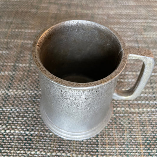 Pewter Tavern Mug 3.5 Inch Vintage Barware Collectible Serving Ware*