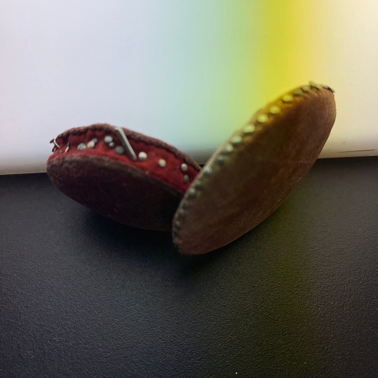 Precious Pin Cushions Vintage Set Of 2 Sewing Notions