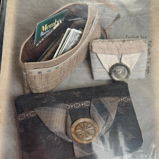 Whimsicals In A Clutch Purse Sewing Pattern