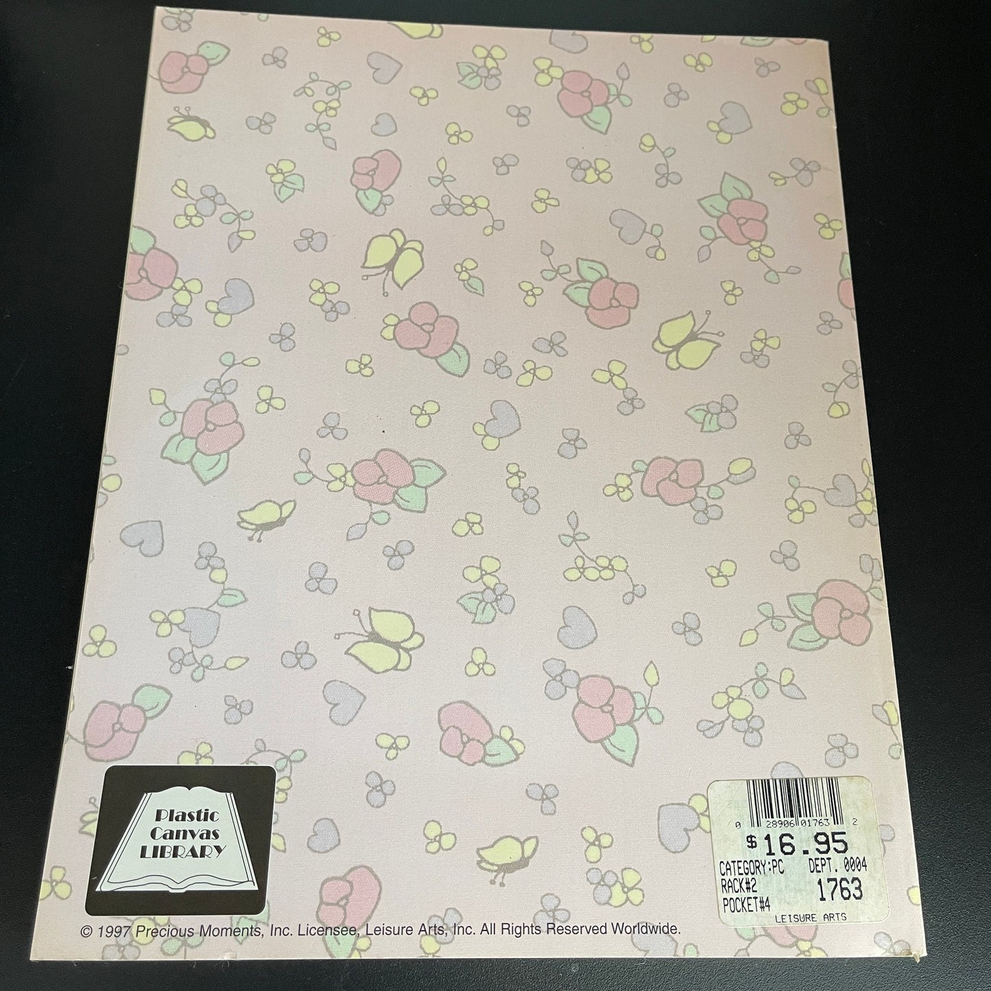 Leisure Arts Precious Moments in plastic canvas Leaflet 1783 Vintage 1997 Book Ten