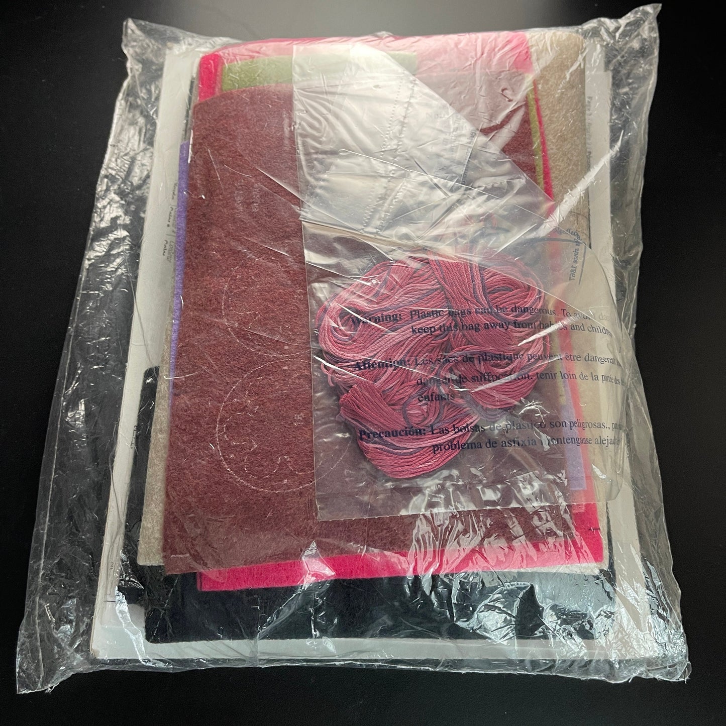 Plaid Bucilla Choice of Felt Creations Tuscan Felt Doily or Blossoms Felt Tote Bag 2004 Felting Kits See Pictures and Variations*