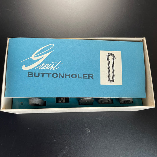Greist Automatic Buttonholer Vintage 1956 Sewing Machine Attachment