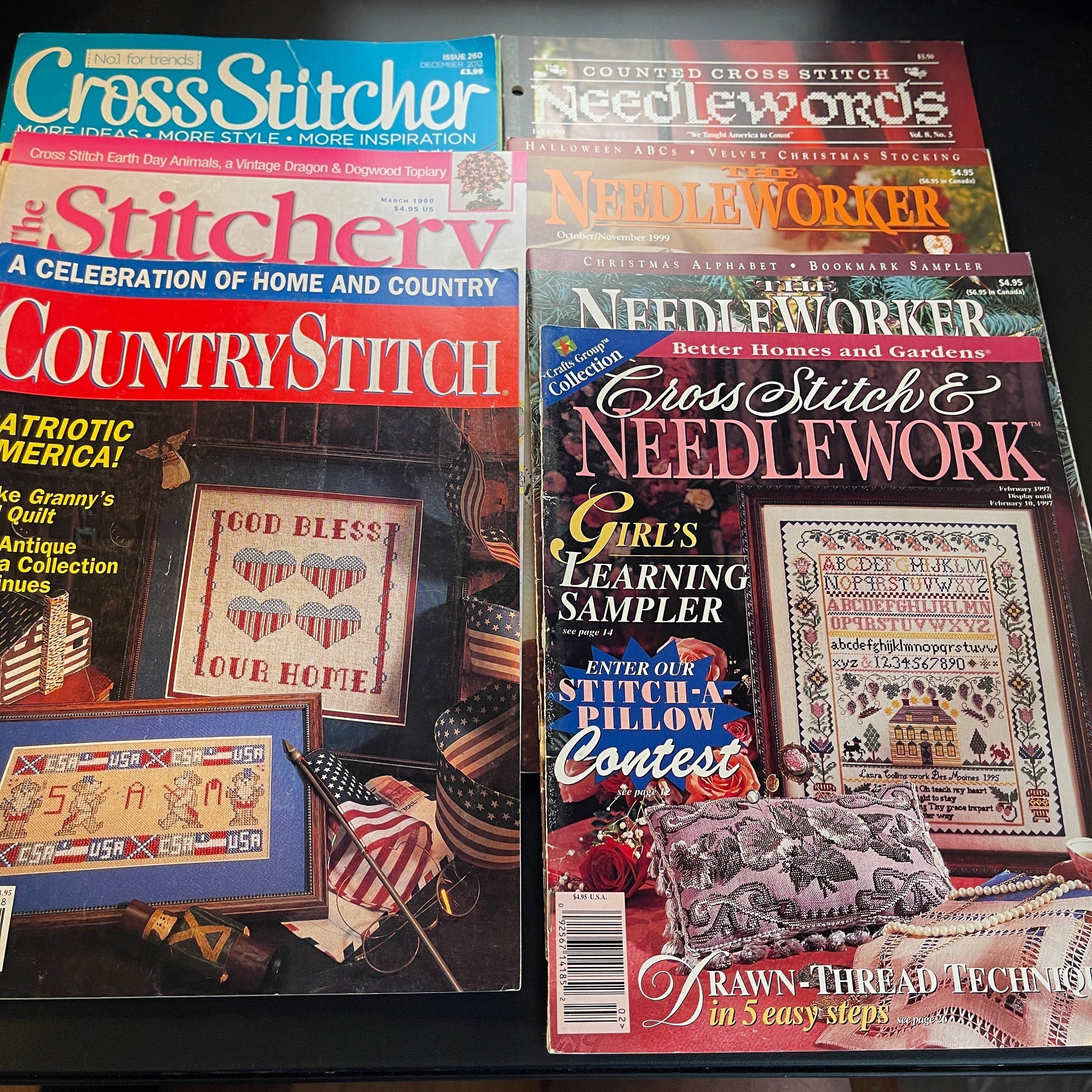 Buy the Vintage Cross Stitch Magazine Lot x10 #1