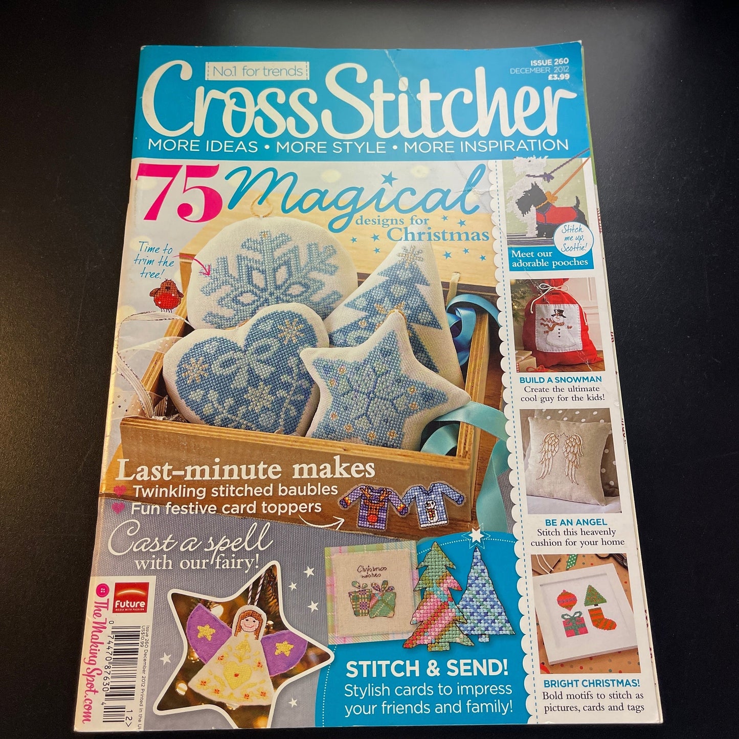 Cross Stitching magazines wonderful bargain lot of 7 various chart publications see pictures and description*
