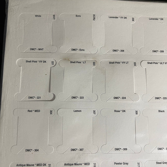 Itch'n To Stitch The Blue Fox Organizer Numbered Bobbins 2083856