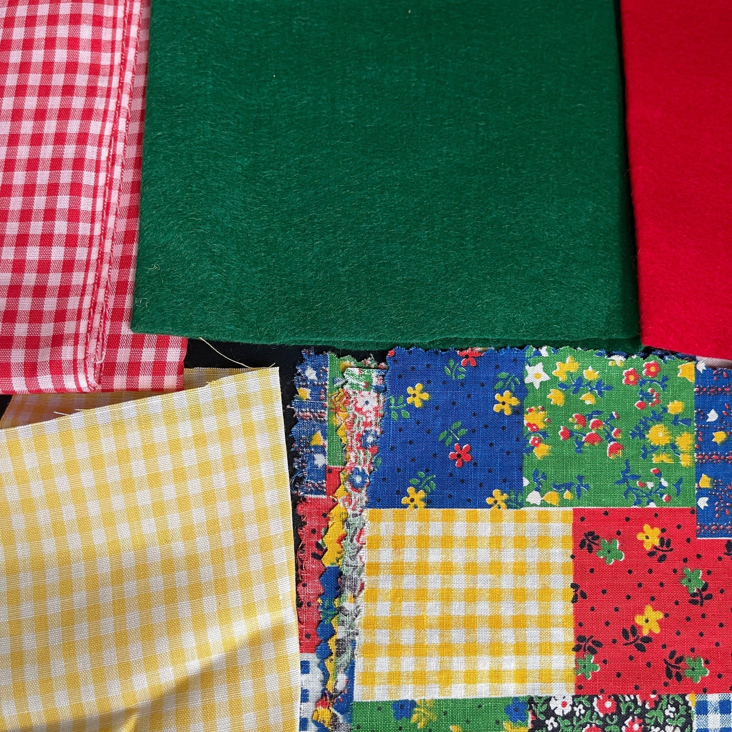 Fabric bargain lot of vintage pieces see pictures and description*