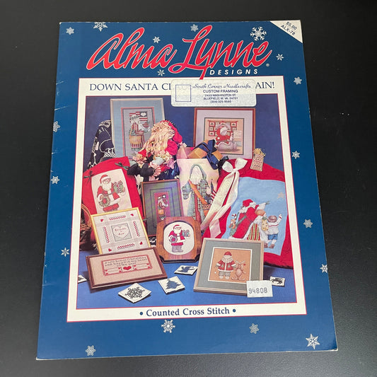 Alma Lynn Designs choice of Christmas cross stitch charts see pictures and variations*