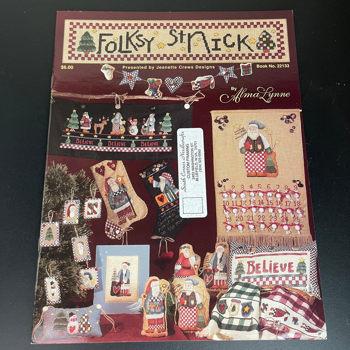 Alma Lynn Designs choice of Christmas cross stitch charts see pictures and variations*
