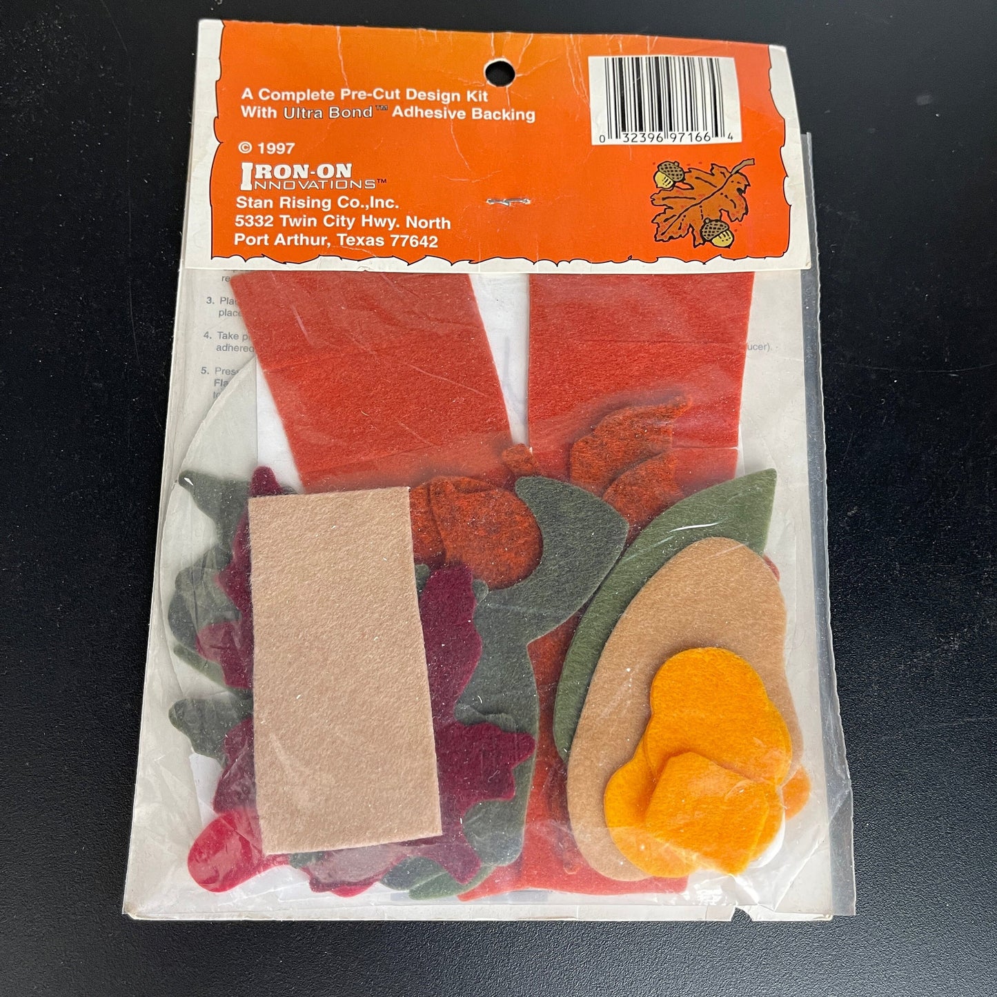 Stan Risins Turkey wearable complete Pre-Cut Design Iron-On Applique' kit