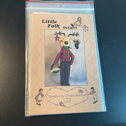 Reindeer & moose collection group 1 of 2 choice doll and or clothing embellishment patterns see pictures and variations*