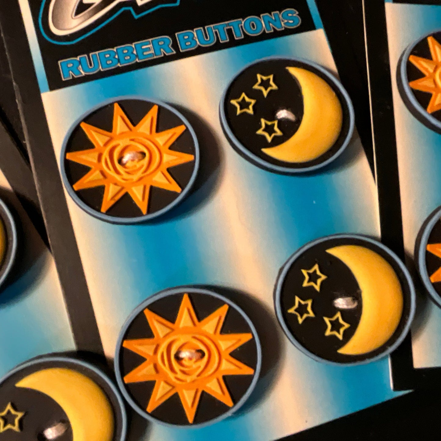 Westwater Cool Gear celestial design set of 12 rubber buttons