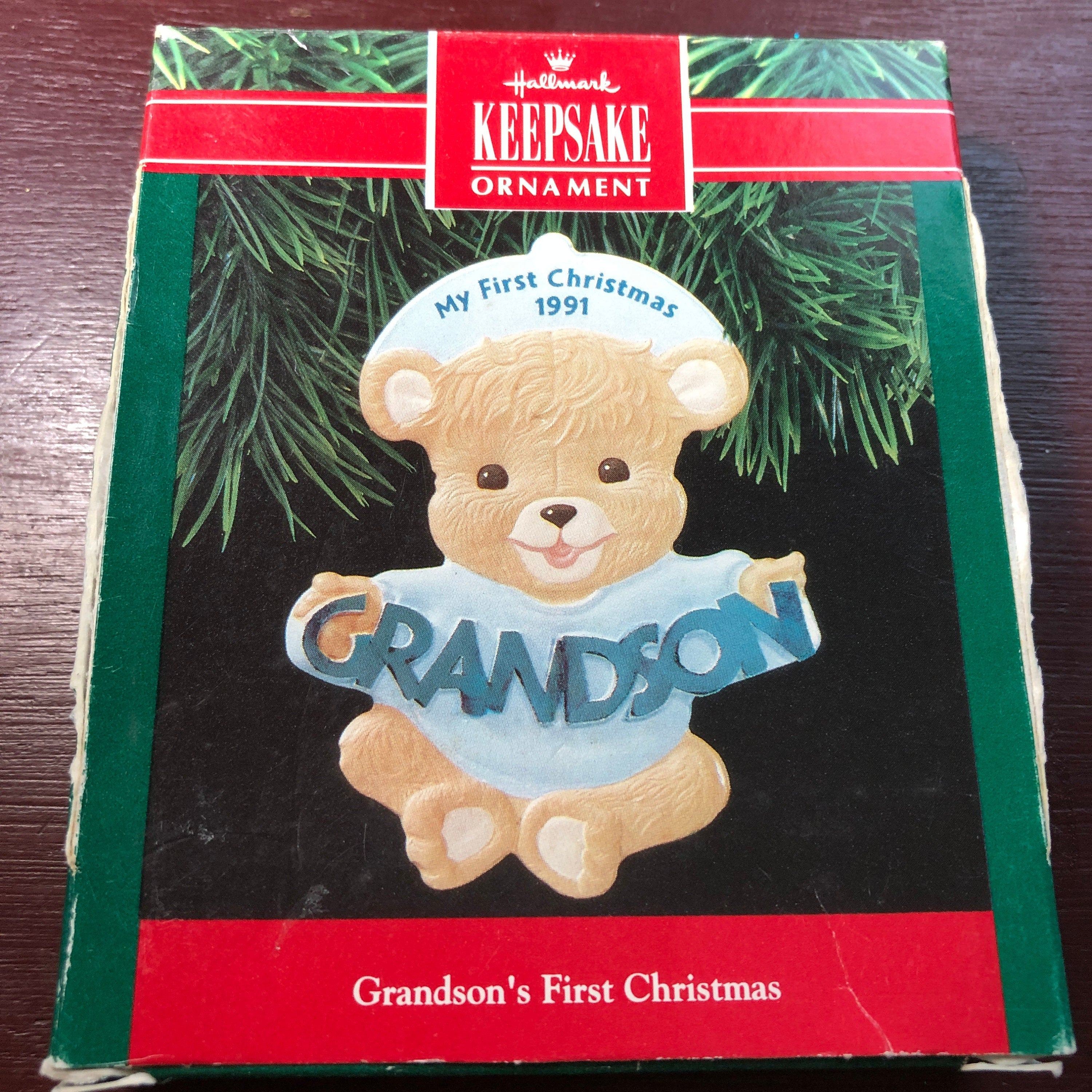 1991 hallmark baby's sales first christmas ornament