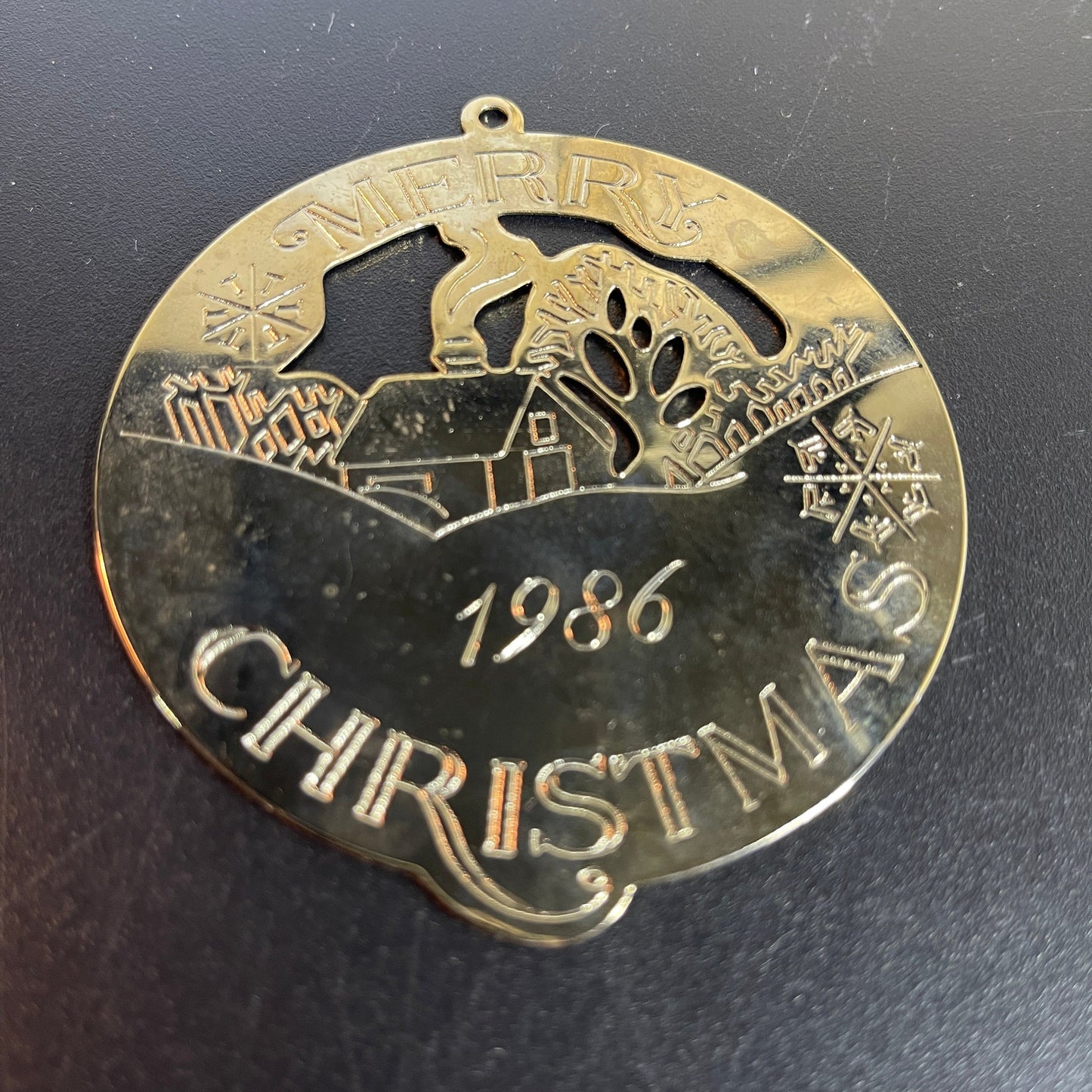 Glimmering gold-tone metal ornament choices see pictures and variations*