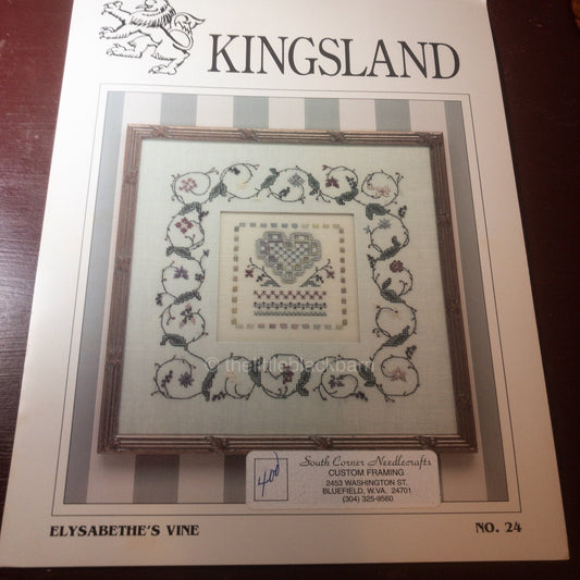 Elysabethe's Vine, Kingsland No 24, Vintage 1995, Counted Cross Stitch Pattern
