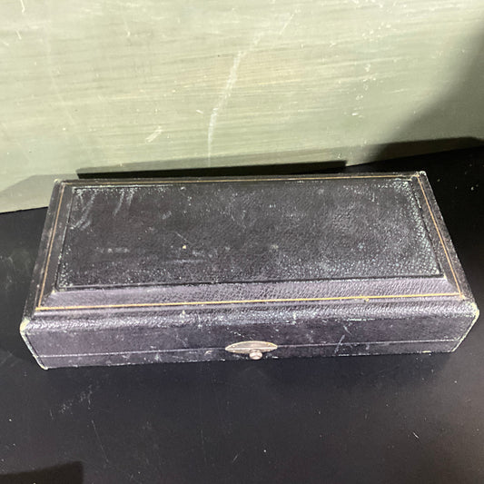 Hope & Bros. Knoxville TN Leather Sateen Lined Box vintage collectible Keepsake Box