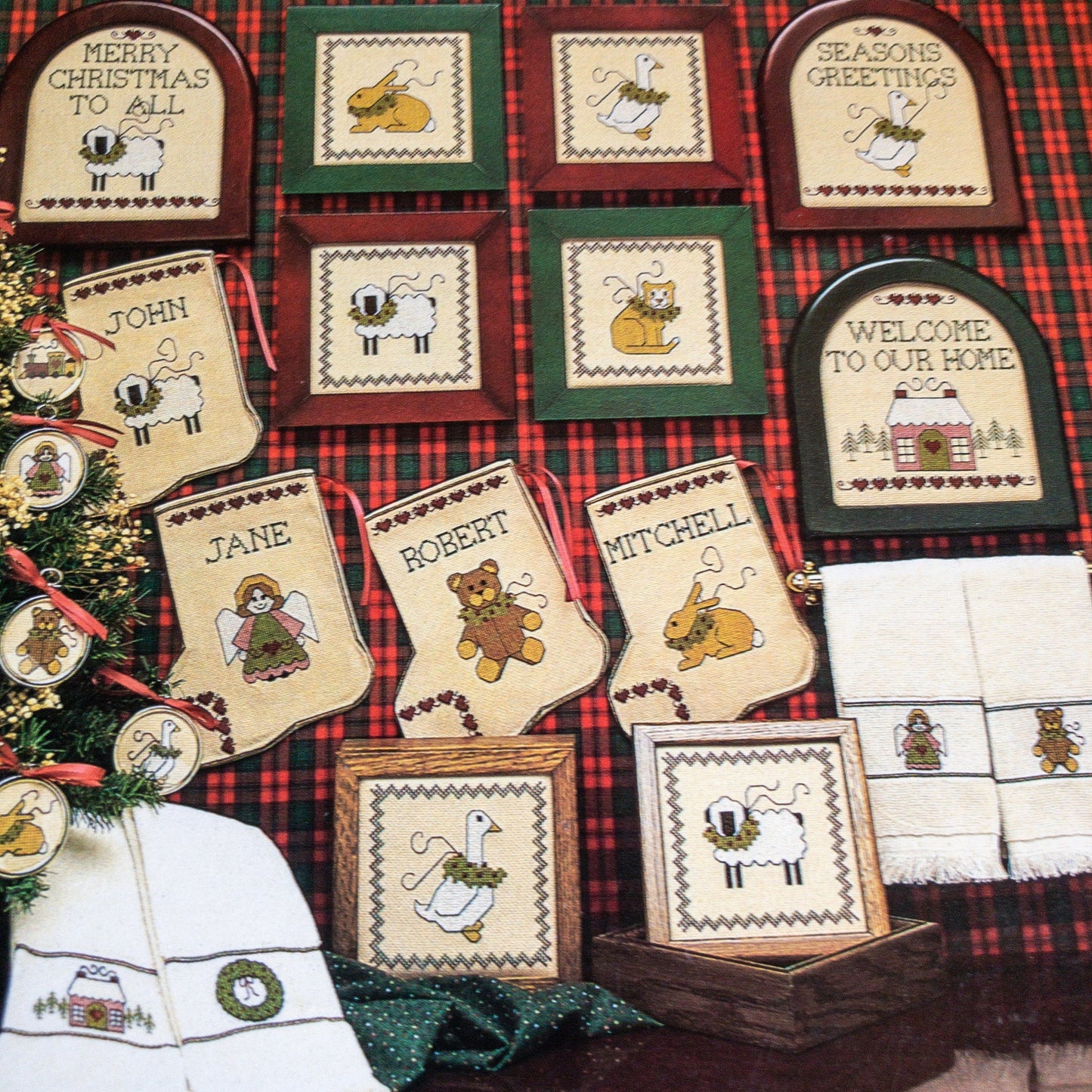 Margaret & Margaret, Christmas Sampling, Vintage 1987, Counted Cross Stitch Chart