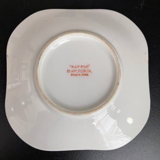 Resplendent Ray-Mar Miami Florida Flamingos 3.5 inch vintage keepsake collectible mini trinket dish