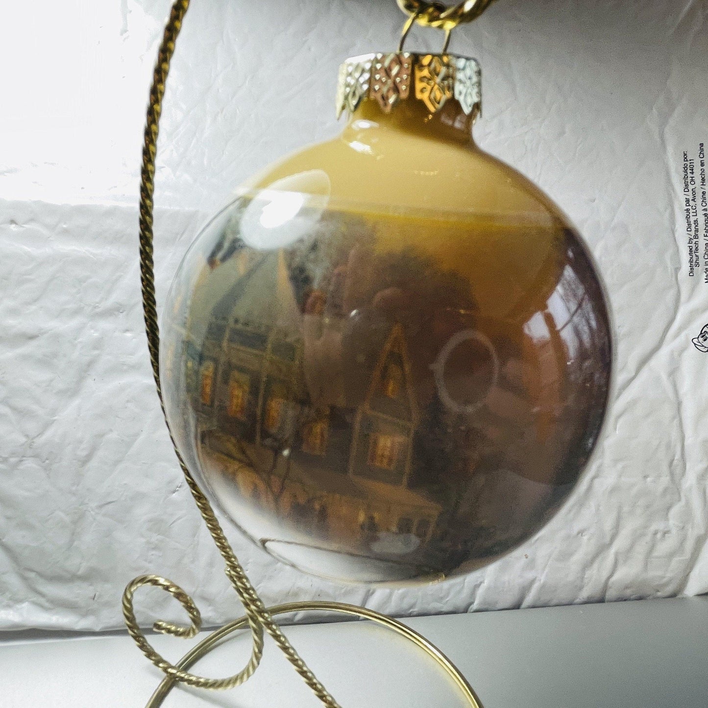 Thomas Kinkade, Painter of Light, Limited Edition Glass Holiday Ornament