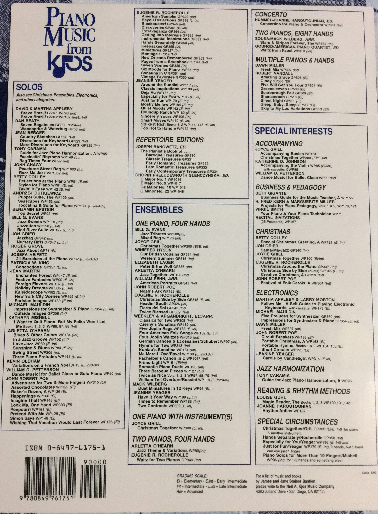 A Creative Christmas Arranged by Eugene R. Rocherolle Vintage sheet music