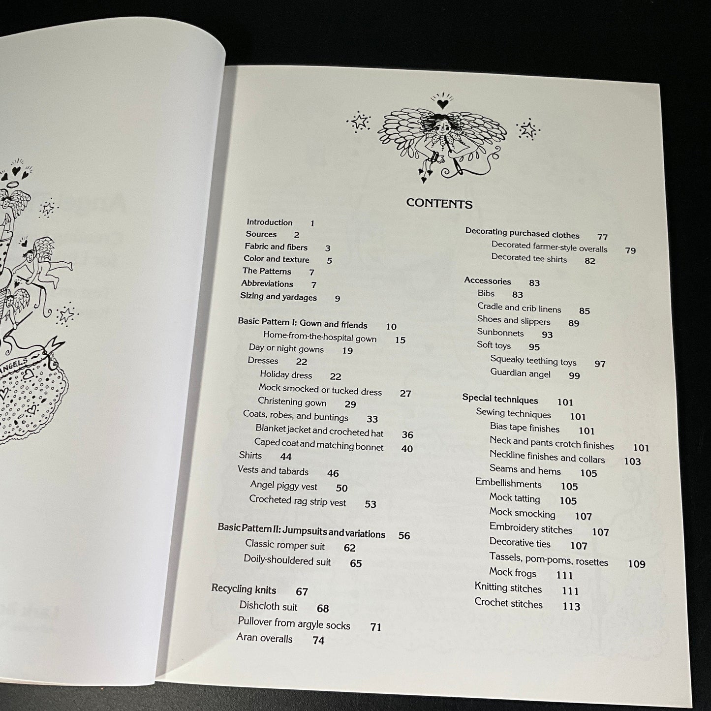 Angel Threads Creating Lovable Clothes for Little Ones Vintage 1986 Lark Books