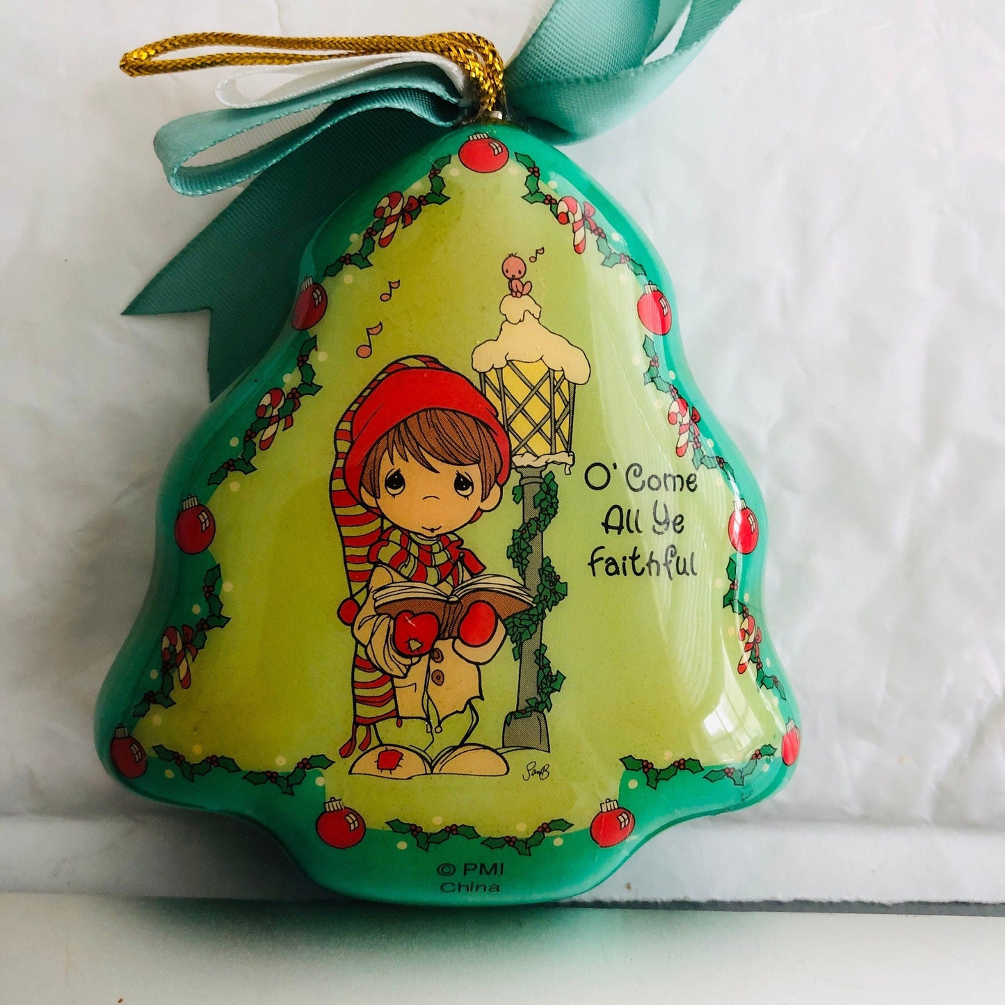 Precious Moments, O' Come All Ye Faithful, Christmas Tree Ornament