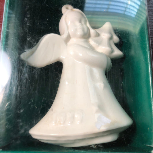 Porcelain Angel, House of Goebel, Annual Ornament, Vintage 1979, by Jahres-Weihnachts-Schmuck, Second Edition