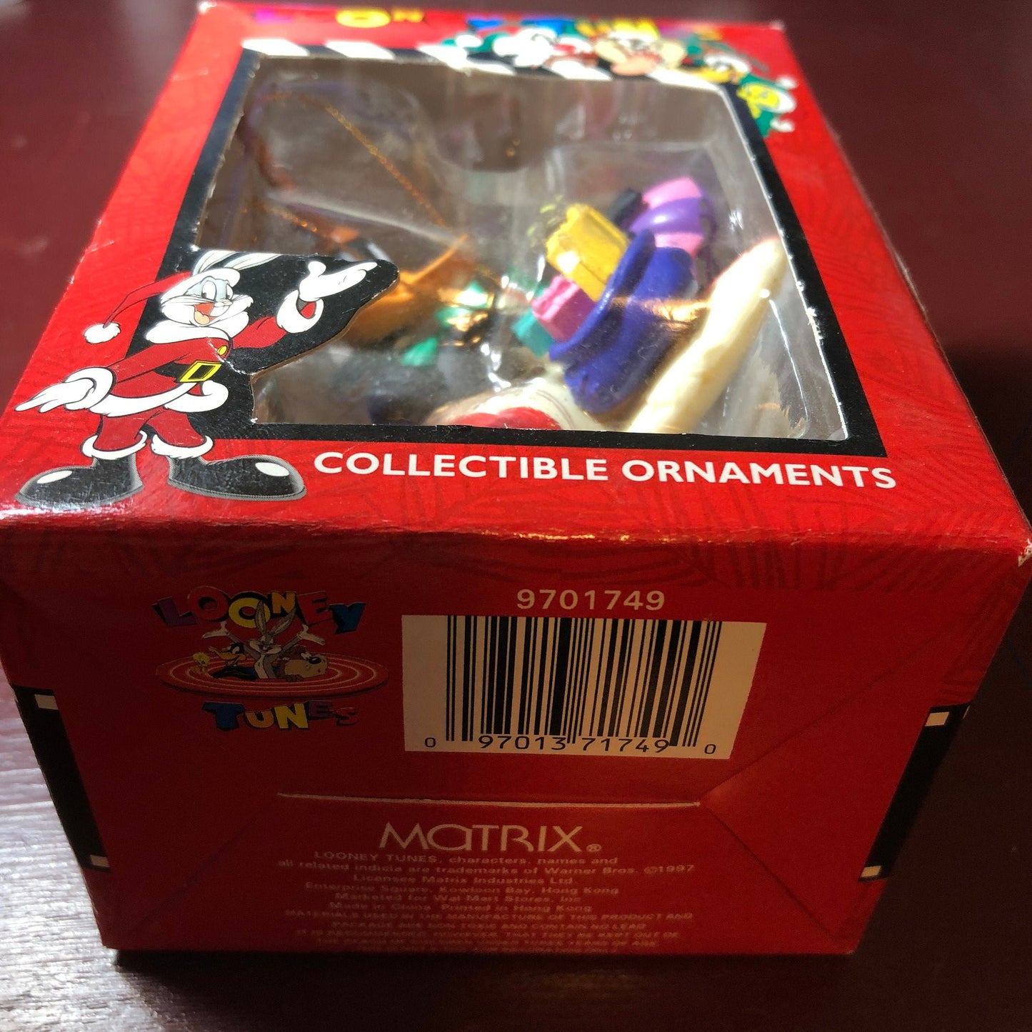 Looney Tunes, Daffy Flying Airplane, Vintage 1997 Ornament