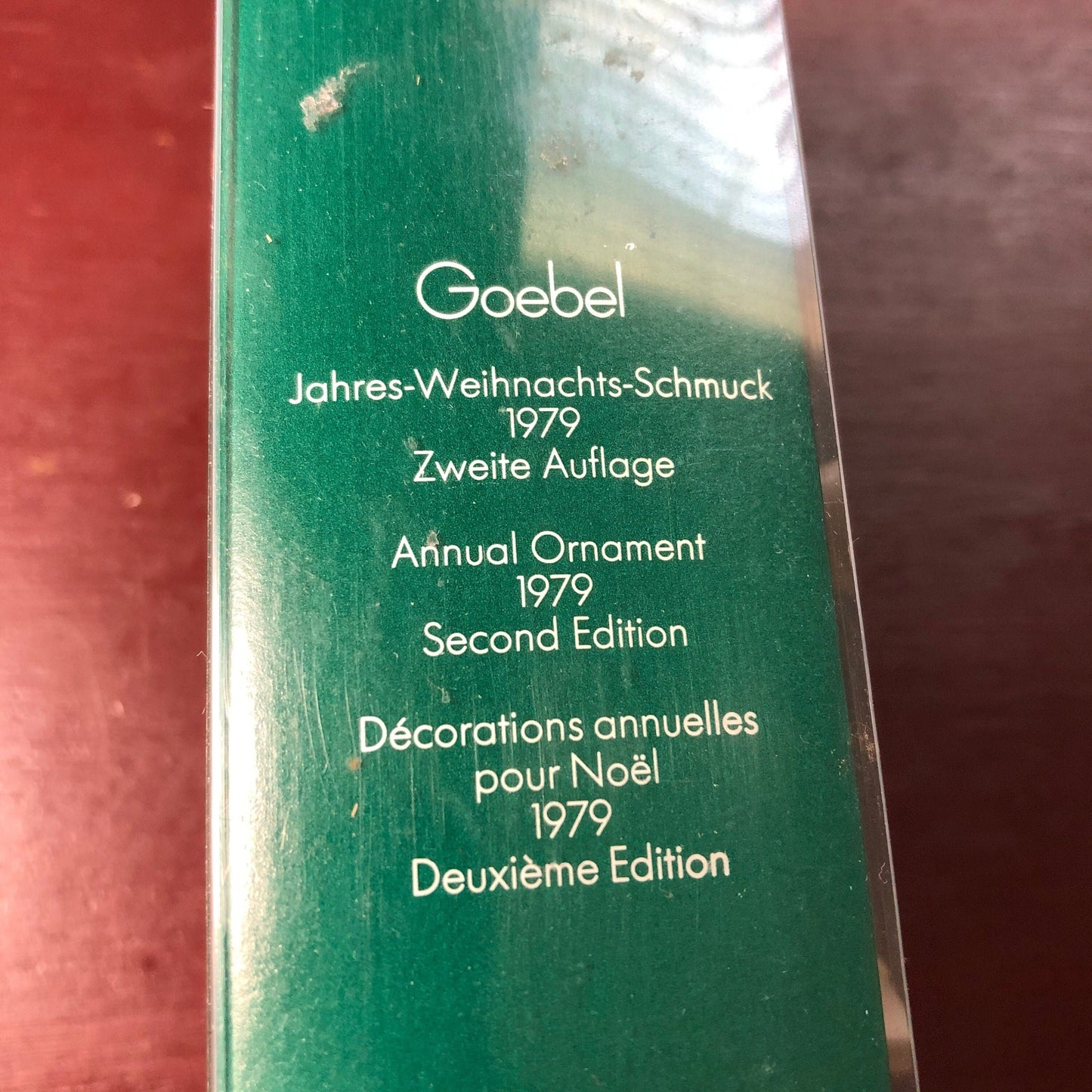 Porcelain Angel, House of Goebel, Annual Ornament, Vintage 1979, by Jahres-Weihnachts-Schmuck, Second Edition