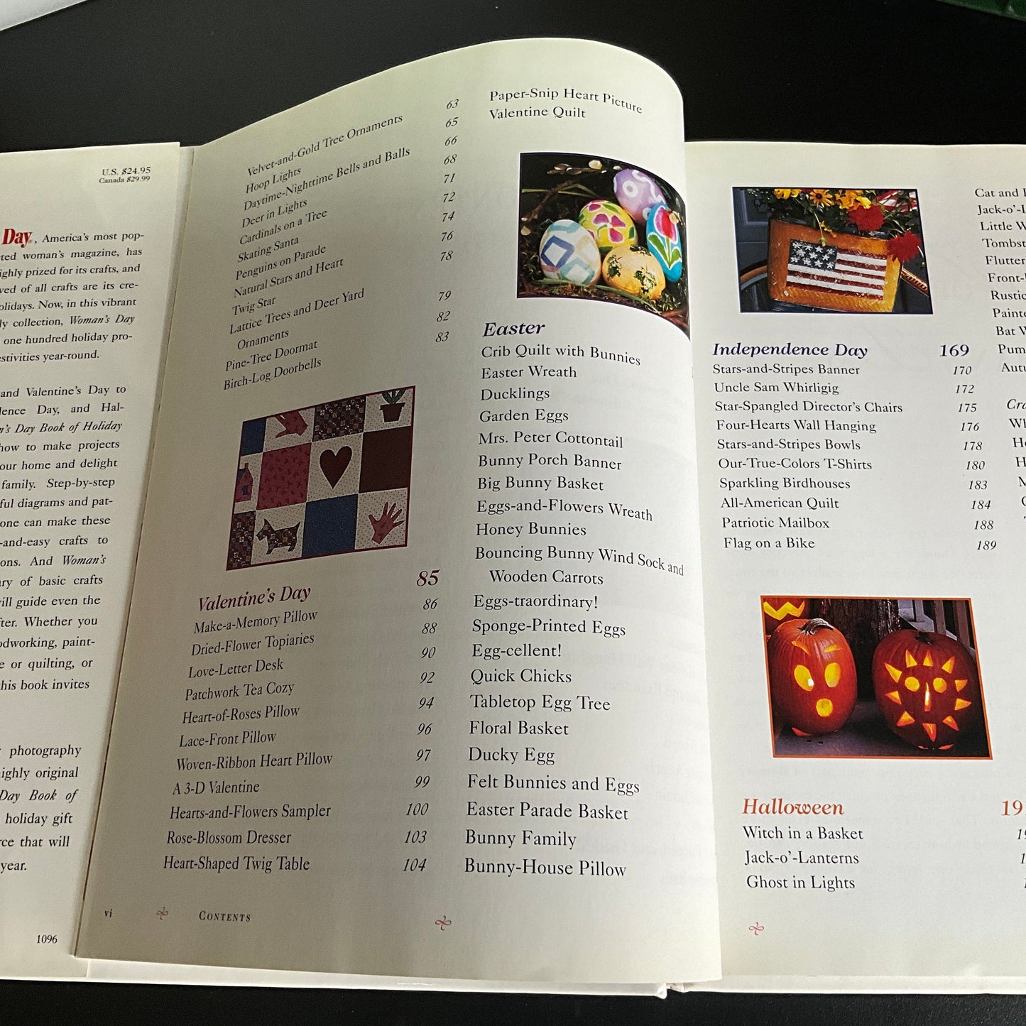 The Women's Day Book Of Holiday Crafts hardcover crafting book