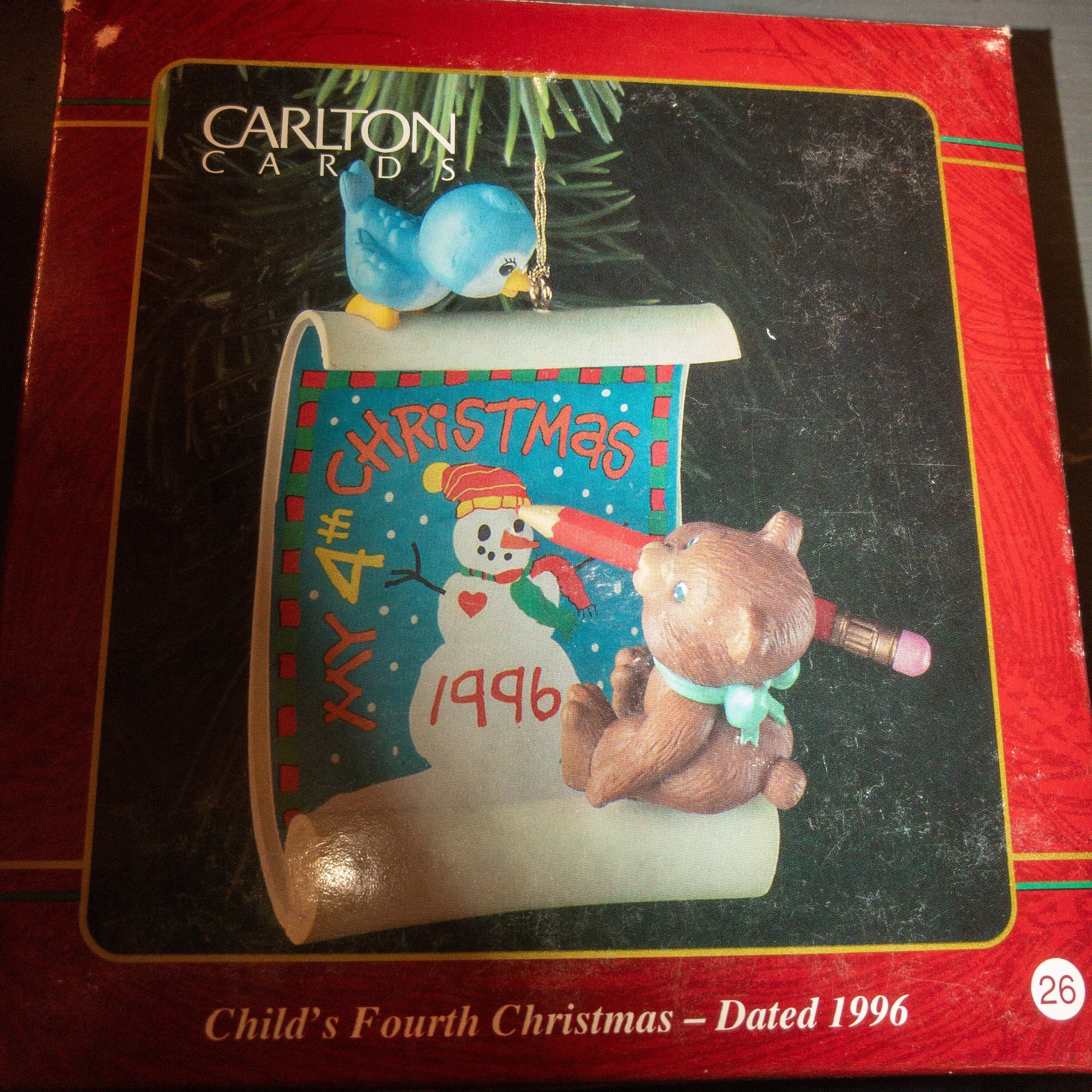 2000 Scholastic Entertainment, Carlton Cards, Heirloom Collection,  Clifford's TREE-mendous Ornament