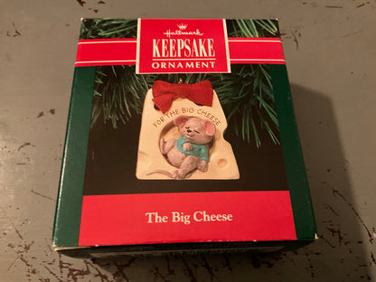 Hallmark The Big Cheese 1991 Keepsake Ornament QX532-7