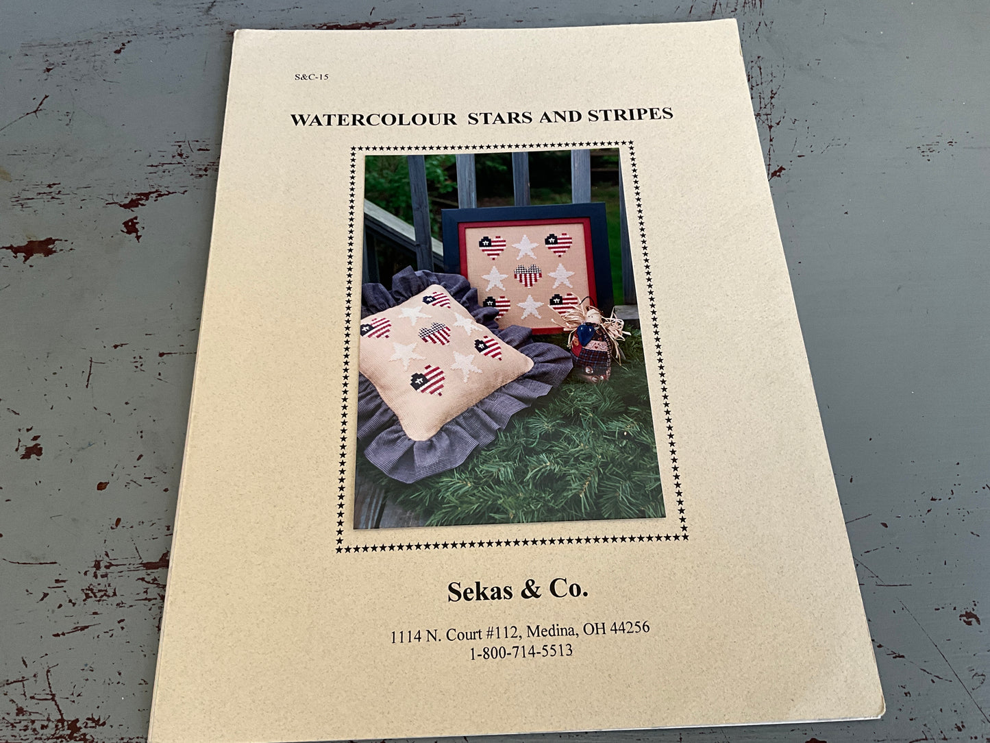 Sekas & Co. Watercolour choice of vintage counted cross stitch charts see pictures and variations*