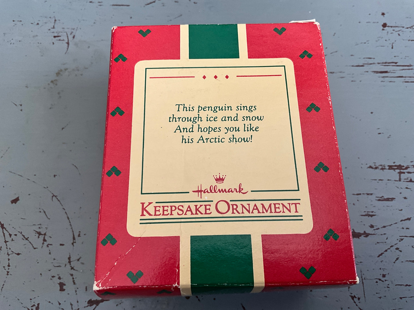 Hallmark Arctic Tenor 1988 Keepsake Ornament QX472-1