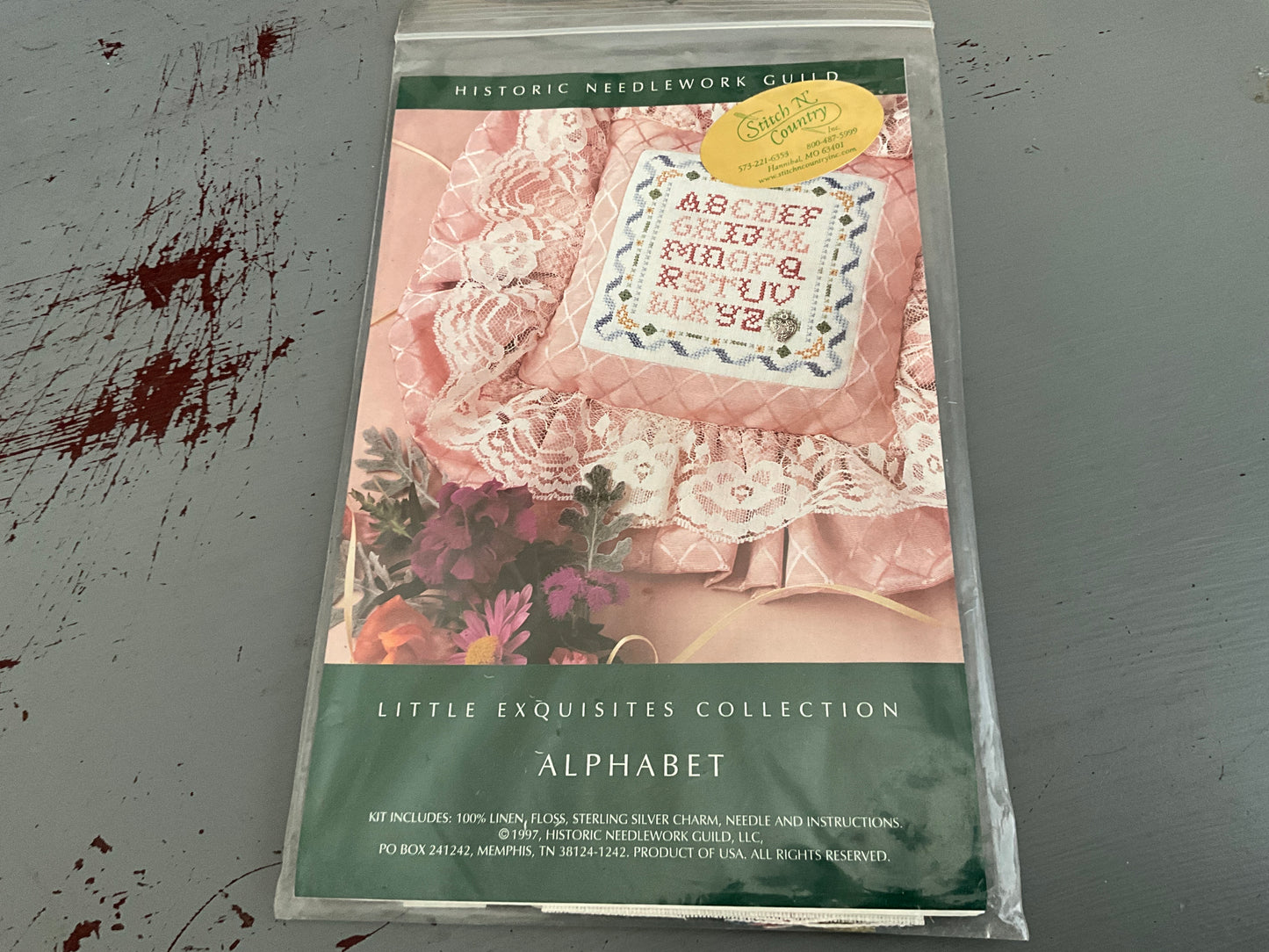 Historic Needlework Guild Little Exquisites Collection Alphabet kit