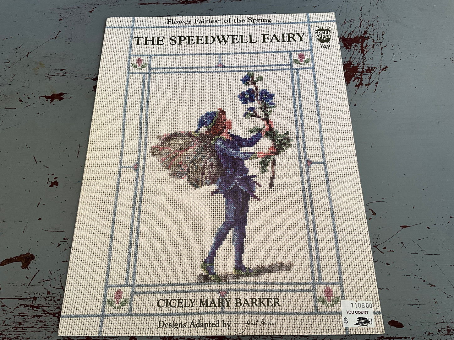 Flower Fairies of the Spring The Speedwell Fairy cross stitch chart