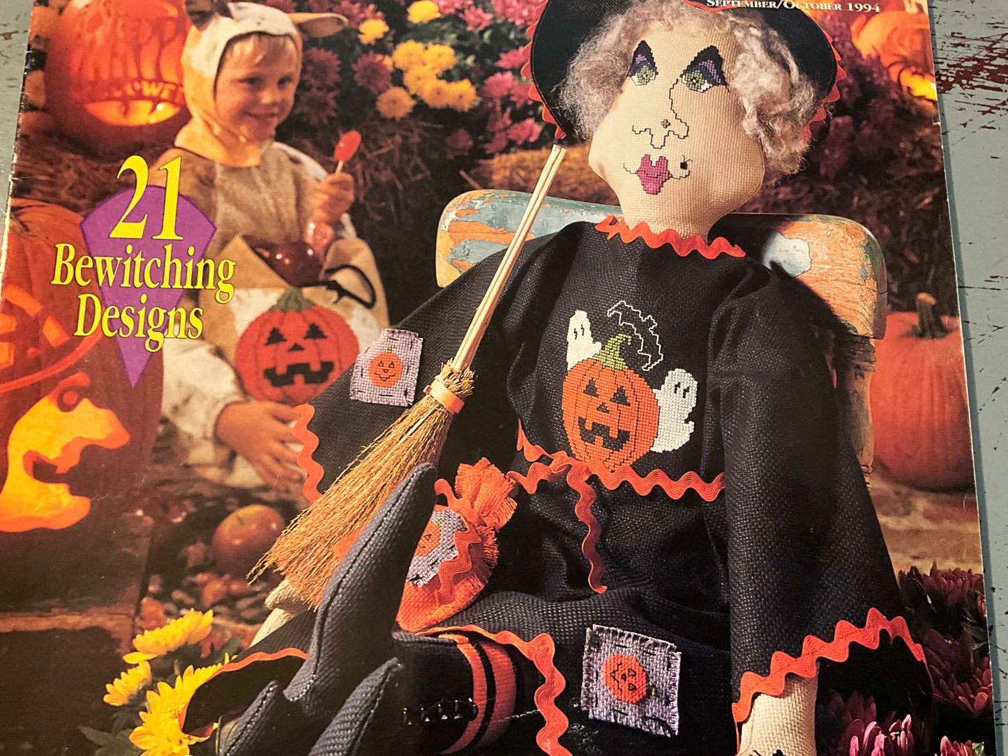 Cross Stitch & Country Crafts magazine Sept/Oct 1994 issue