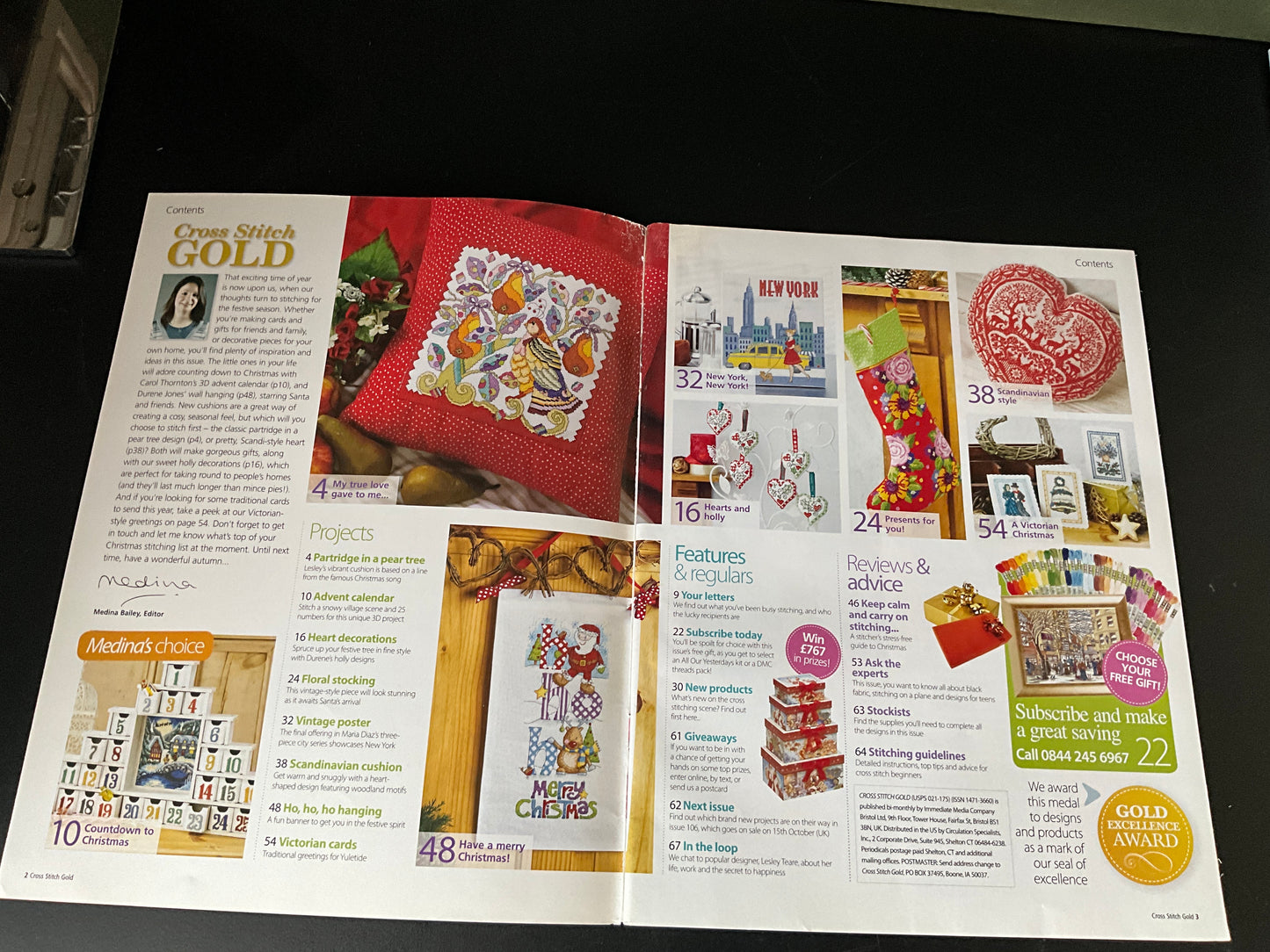 Cross Stitch Gold magazine lot choice see pictures and variations*