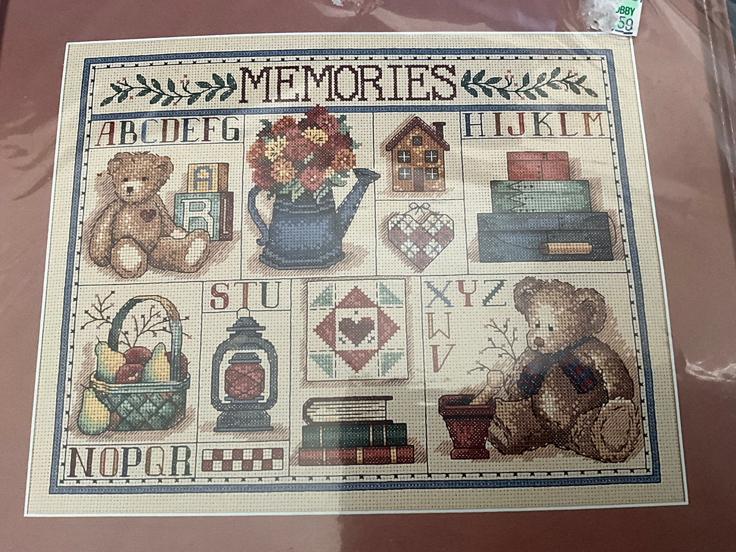 Sunset Beary Sweet Memories cross stitch kit 14x11 inches