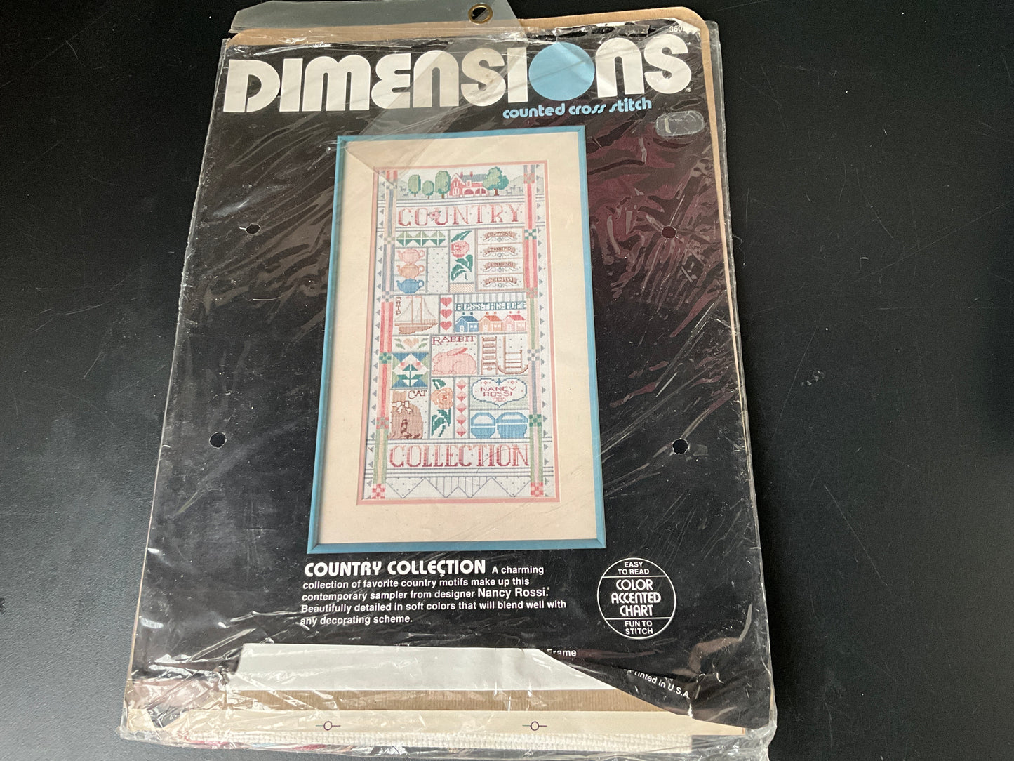 Dimensions Country Collection cross stitch kit on 14 counted white AIDA