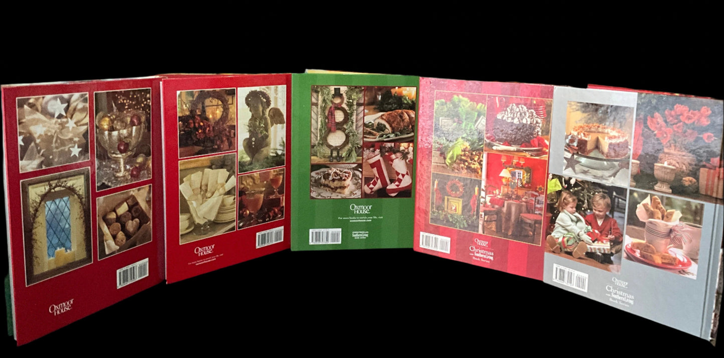 Christmas with Southern Living choice Oxmoor House hardcover books see pictures and variations