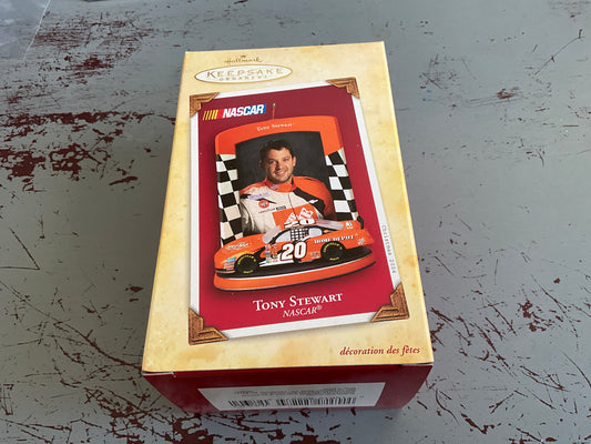 Hallmark Tony Stewart 2004 NASCAR Keepsake Ornament QXI8651